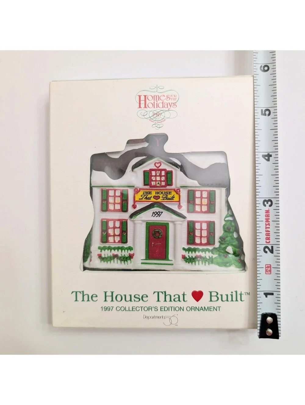 1997 Department 56 Ronald McDonald House Ornament #8961 New in Box